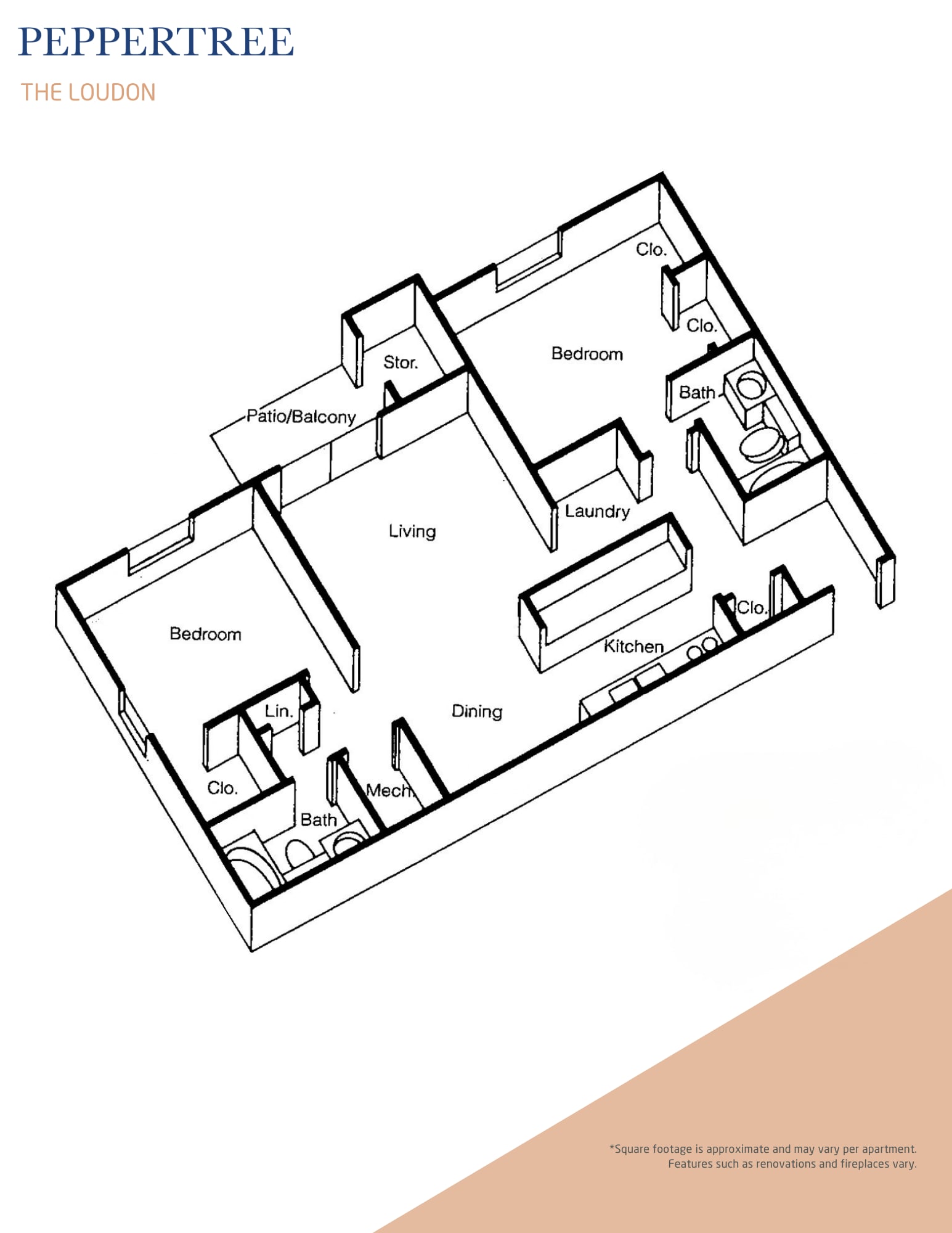 The Loudon floor plan